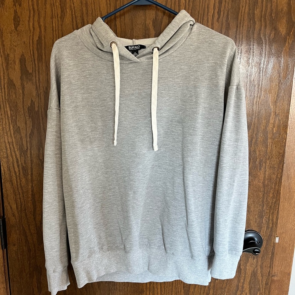 Buffalo David Bitton Light Heather Gray Pullover Hoodie